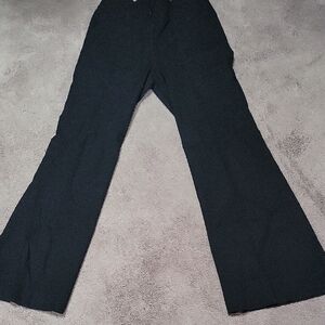 Maeve Black Wide-Leg Trousers